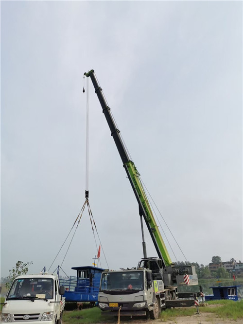 滨城区桥梁建设吊装案例
